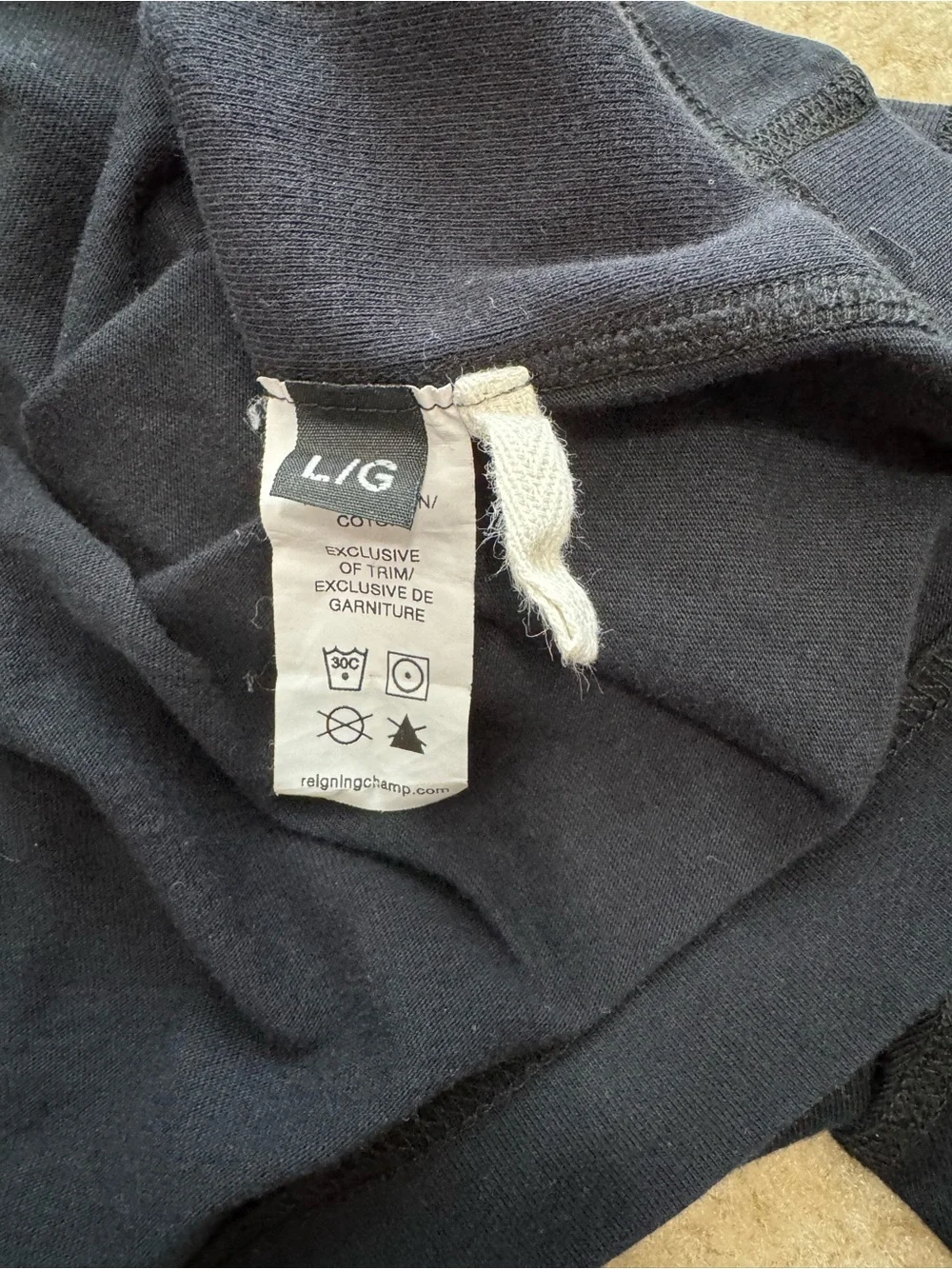 Reigning Champ L/S Tee Shirt Large